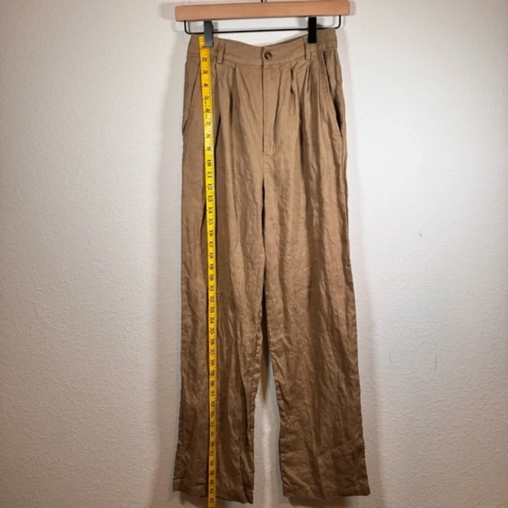 Reformation Womens 100%‎ Linen Wide Leg Size 0